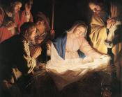 格里特 范 弘索斯特 : Adoration Of The Shepherds